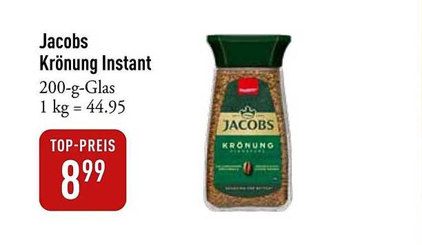 Jacobs Krönung Instant 200-g-Glas