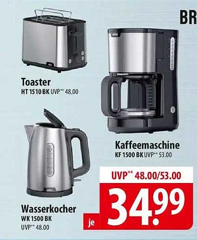 Kaffeemaschine KF 1500 BK - Jetzt zum Sonderpreis!