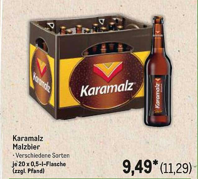 Karamalz Malzbier - Verschiedene Sorten
