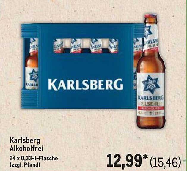 Karlsberg Alkoholfrei - 24 x 0,33 l-Flasche