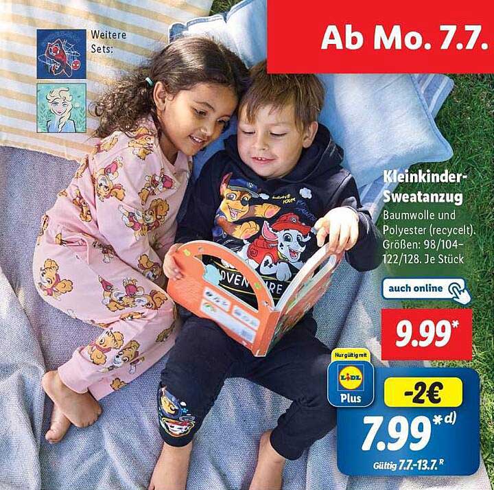 Kleinkinder-Sweatanzug