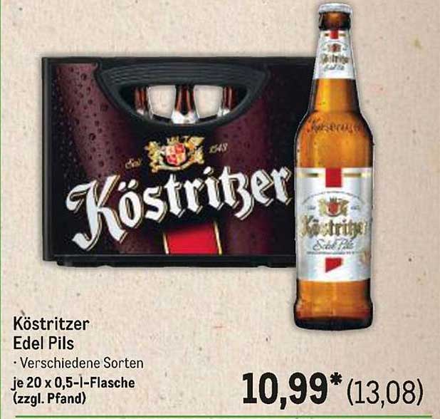 Köstritzer Edel Pils - Verschiedene Sorten