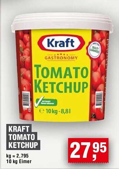 Kraft Tomato Ketchup 10 kg Eimer