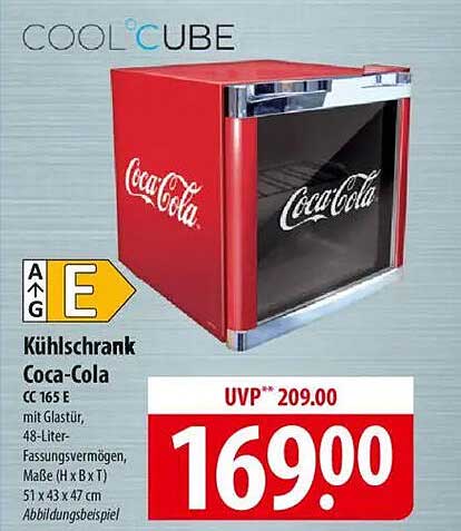 Kühlschrank Coca-Cola CC 165 E