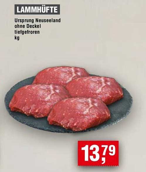 LAMMHÜFTE Ursprung Neuseeland ohne Deckel tiefgefroren