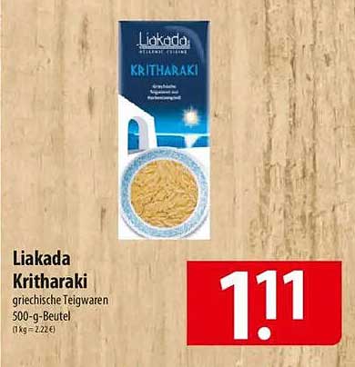 Liakada Kritharaki 500-g-Beutel