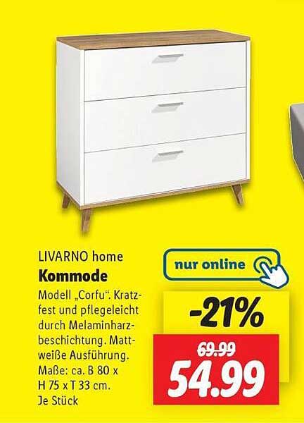 LIVARNO home Kommode Modell 'Corfu'