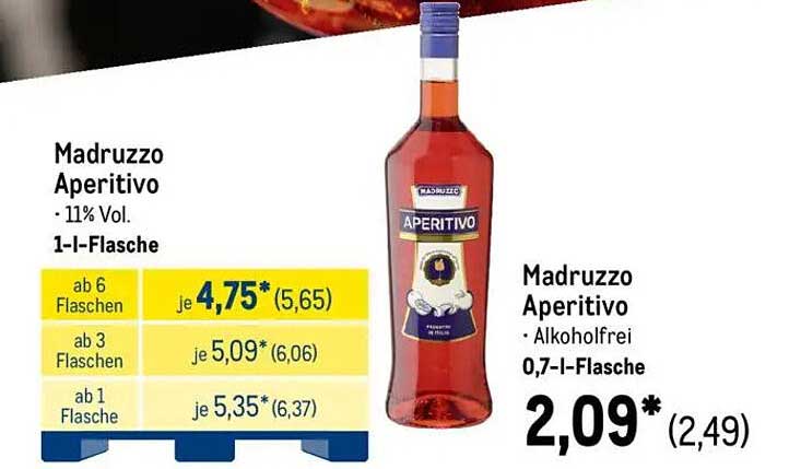 Madruzzo Aperitivo - 1 l Flasche