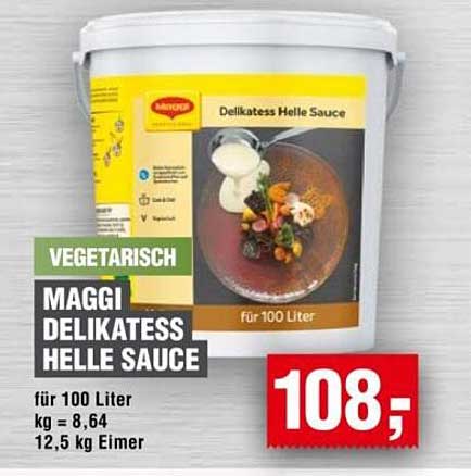 MAGGI Delikatess Helle Sauce 12,5 kg Eimer