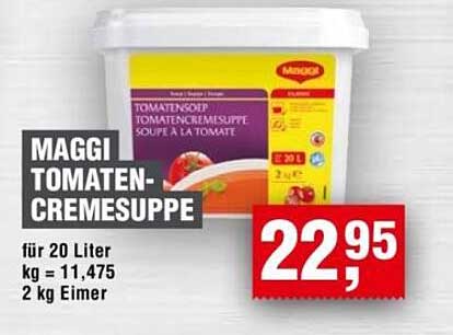 MAGGI TOMATENCREMESUPPE 2 kg Eimer