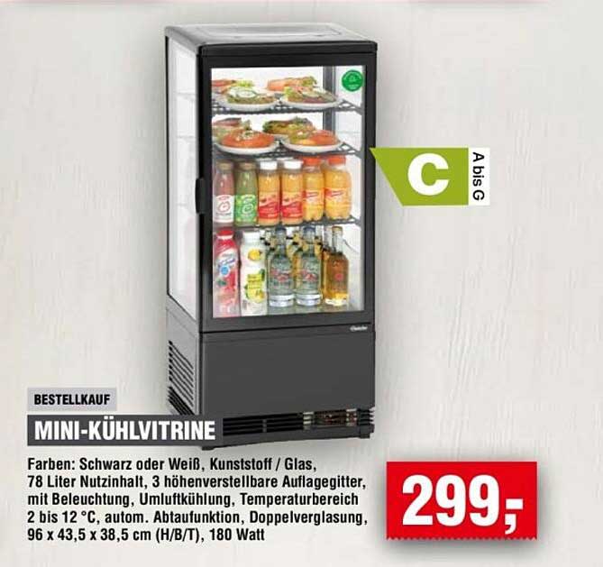 MINI-KÜHLVITRINE