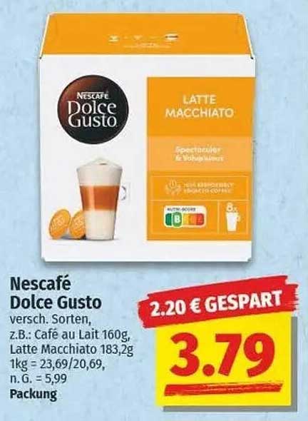 Nescafé Dolce Gusto Latte Macchiato 183,2g