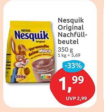 Nesquik Original Nachfüllbeutel 350 g
