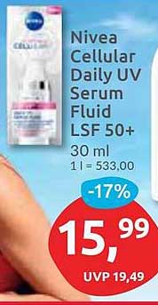 Nivea Cellular Daily UV Serum Fluid LSF 50+ 30 ml