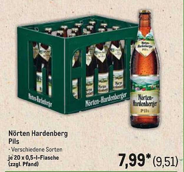 Nörten Hardenberg Pils - Verschiedene Sorten