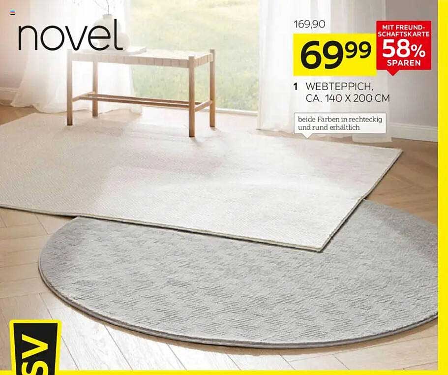 novel Webteppich, ca. 140 x 200 cm – jetzt zum Sonderpreis!