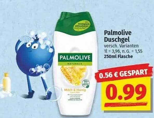 Palmolive Duschgel Milch & Honig 250ml