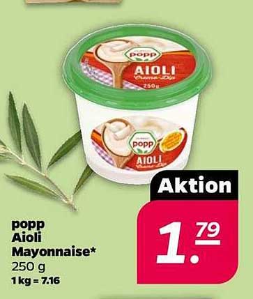 popp Aioli Mayonnaise 250 g
