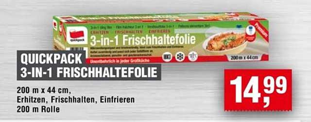 QUICKPACK 3-IN-1 FRISCHHALTEFOLIE