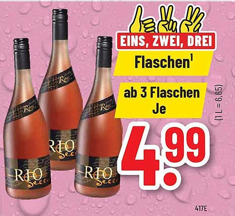 Río Secco Rosé - ab 3 Flaschen nur 4,99€
