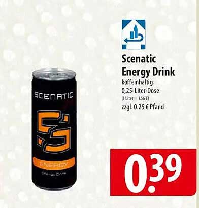 Scenatic Energy Drink 0,25-Liter-Dose