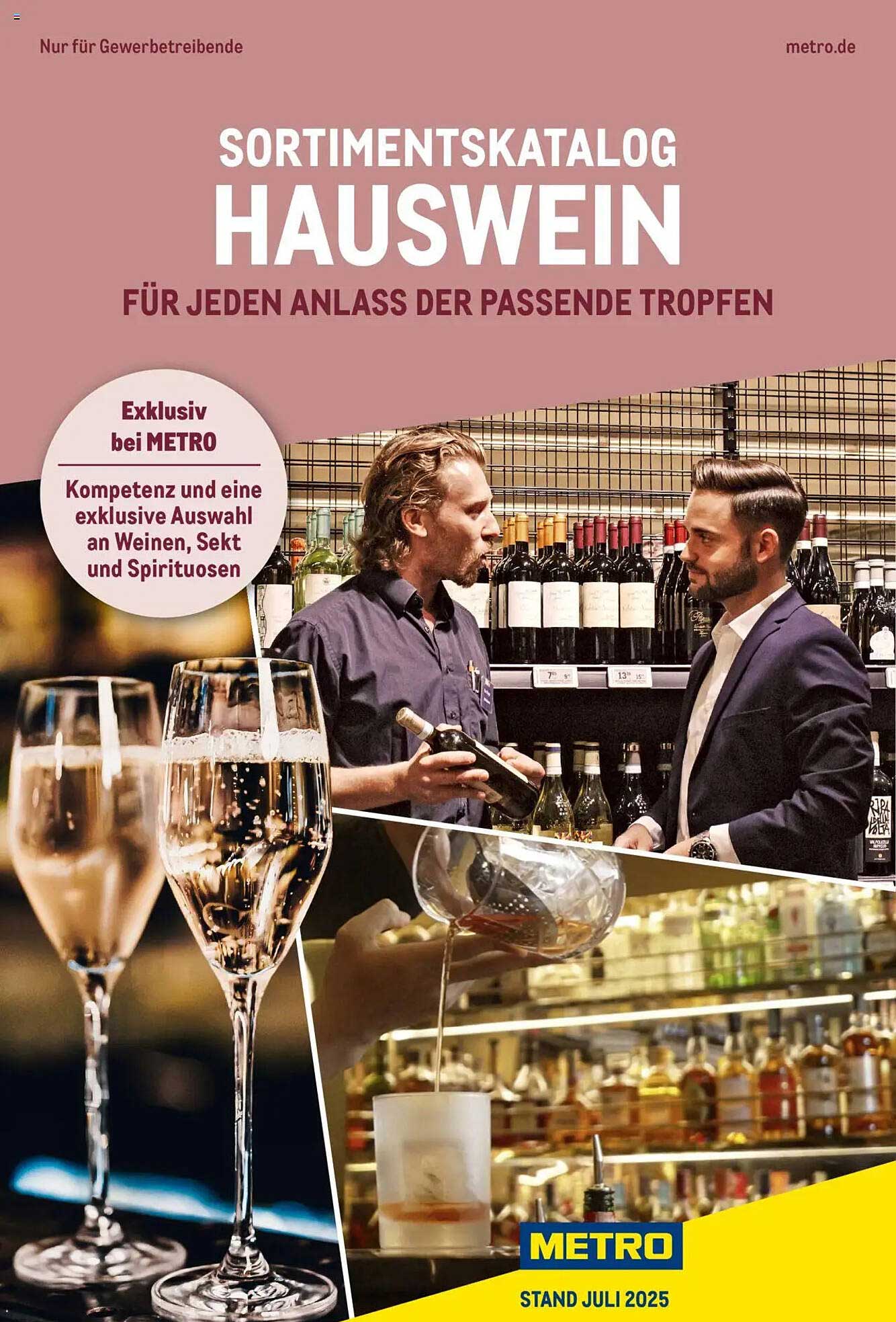 Sortimentskatalog Hauswein für jeden Anlass der passende Tropfen