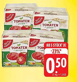 Tomaten passierte, 4x500g - jetzt zum Sonderpreis!