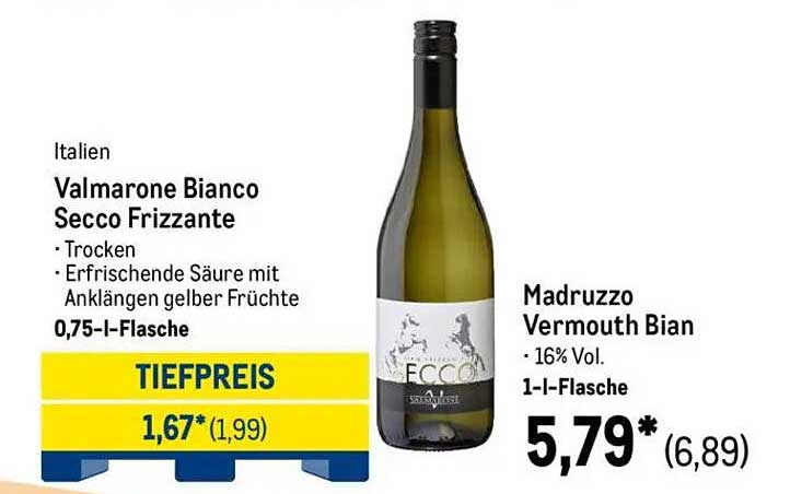 Valmarone Bianco Secco Frizzante