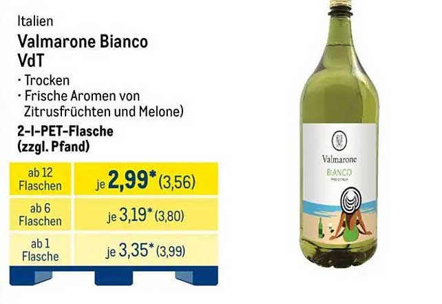 Valmarone Bianco VdT - Italienischer Weißwein