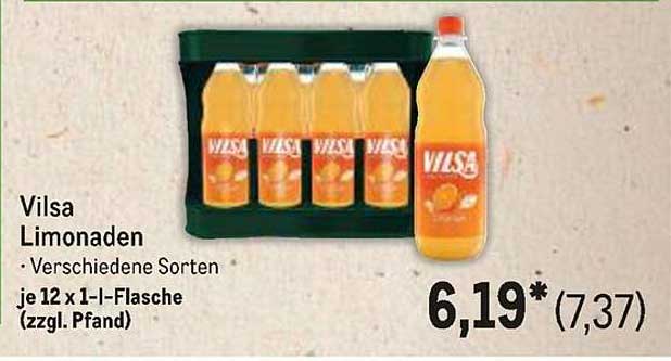 Vilsa Limonaden – Verschiedene Sorten