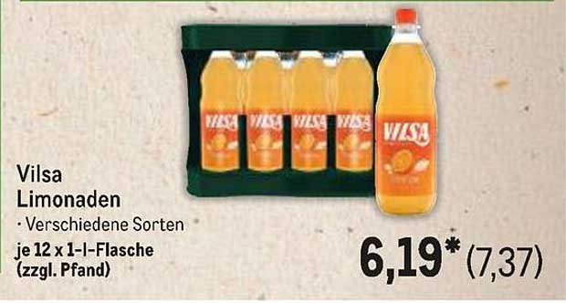Vilsa Limonaden - Verschiedene Sorten