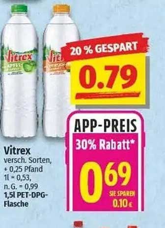 Vitrex - Erfrischende Sorten zum Sparpreis!