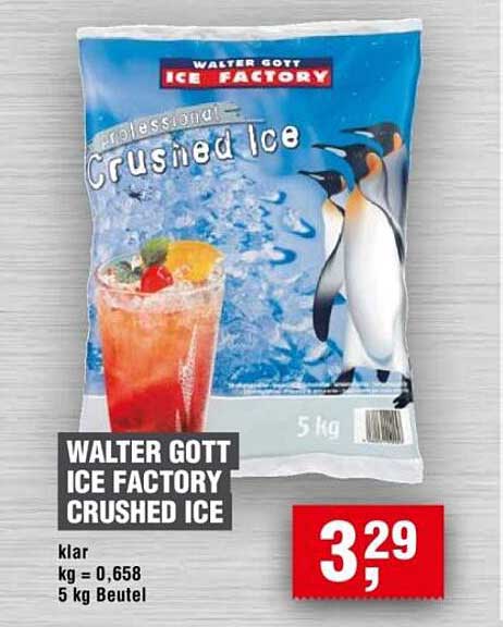 WALTER GOTT ICE FACTORY CRUSHED ICE 5 kg