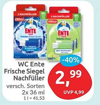WC Ente Frische Siegel Nachfüller - verschiedene Sorten