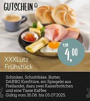 XXXLutz Frühstück