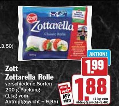 Zott Zottarella Rolle 200 g - verschiedene Sorten