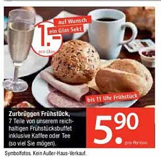 Zurbrüggen Frühstück: 7 Teile vom reichhaltigen Frühstücksbuffet