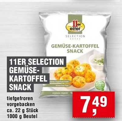 11ER SELECTION GEMÜSE-KARTOFFEL SNACK