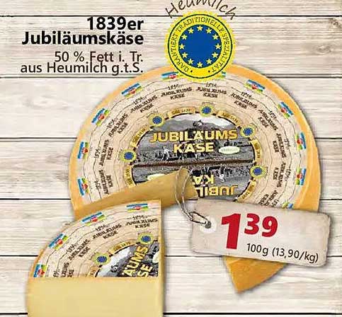 1839er Jubiläumskäse