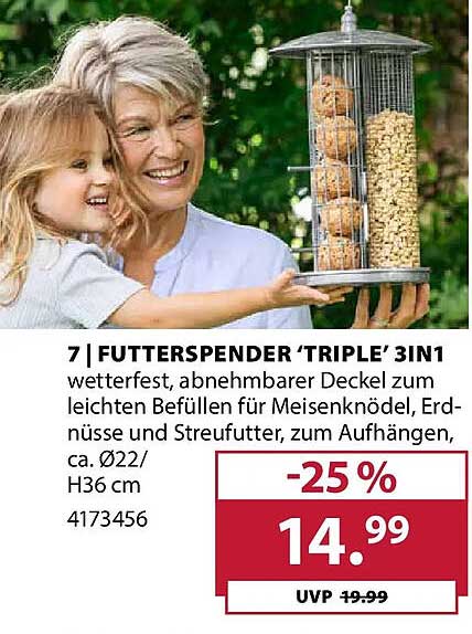 7| FUTTERSPENDER ‘TRIPLE‘ 3IN1