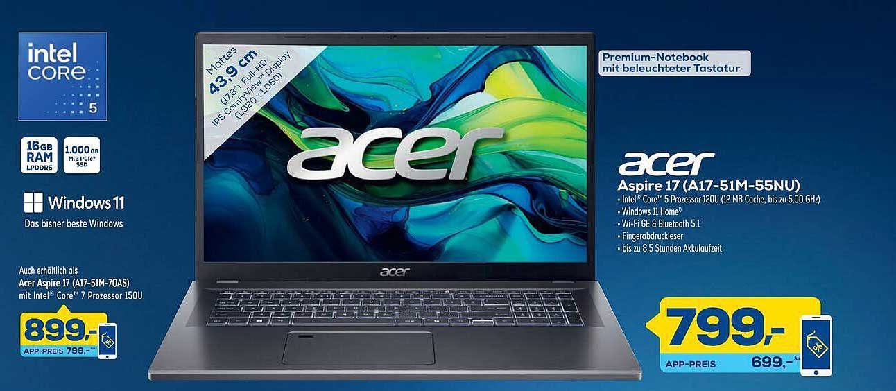Acer Aspire 17 (A17-51M-55NU)