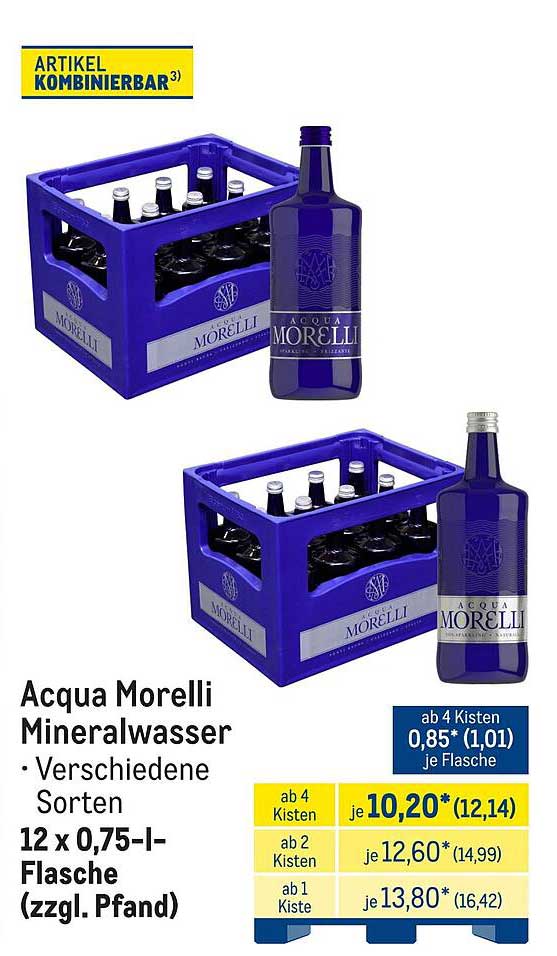 Acqua Morelli Mineralwasser