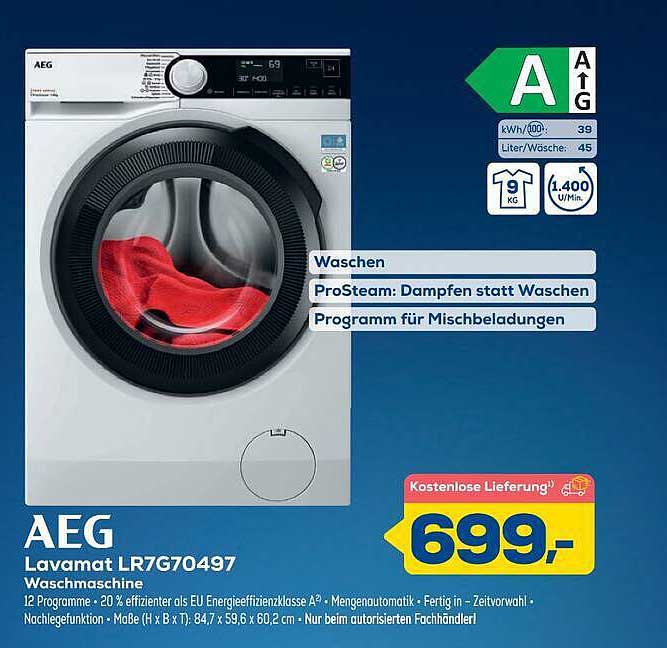 AEG Lavatamat LR7G70497 Waschmaschine