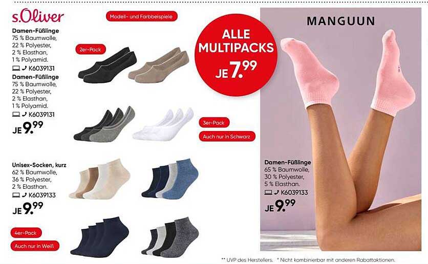 ALLE MULTIPACKS JE 7.99