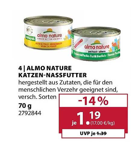 ALMO NATURE KATZEN-NASSFUTTER