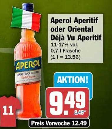 Aperol Aperitif oder Oriental Déjà Vu Aperitif