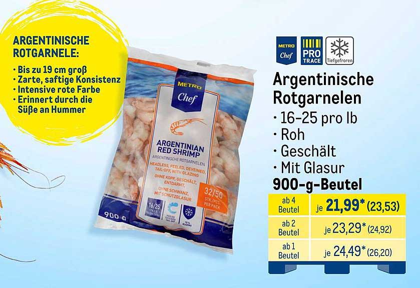Argentinische Rotgarnelen