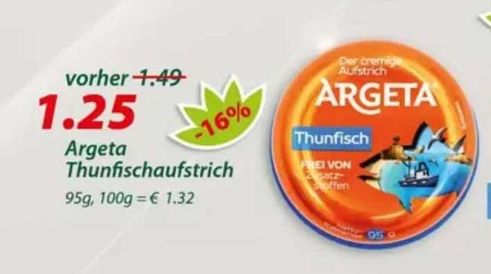 Argeta Thunfischaufstrich
