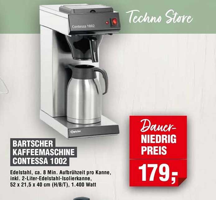 BARTSCHER KAFFEEMASCHINE CONTESSA 1002
