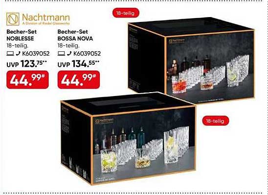 Becher-Set NOBLESSE 18-teilig